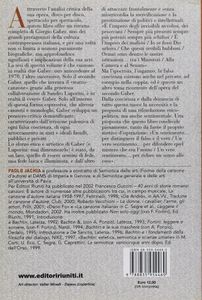 Giorgio Gaber. 1958-2003 Il Teatro E Le Canzoni