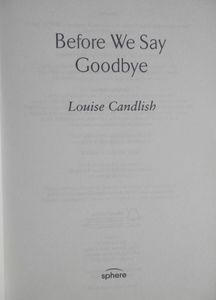 Before We Say Goodbye