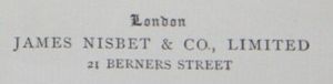 James Nisbet & Co., Limited