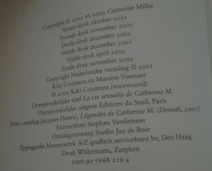 Het Seksuele Leven Van Catherine M.