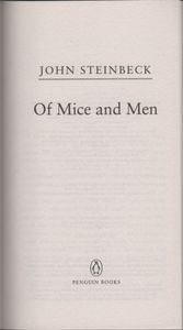 Of Mice and Men