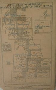 Quater-Inch Map of Great Britain: South Wales