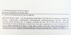Les Goniasteridae (Asteroidea, Echinodermata) jurassiques et crétacés de France. Taphonomie, systématique, biostratigraphie paléobiogéographie, évolution.