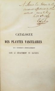 Catalogue des plantes vasculaires qui croissent spontanément dans le département du Calvados