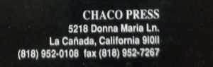 Chaco Press