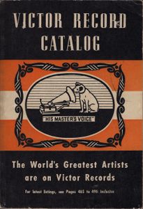 Victor Record Catalog
