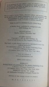 Tom Clancy's Power Plays: Cold War