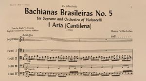 Bachianas brasileiras No.5: I Aria (Cantilena)