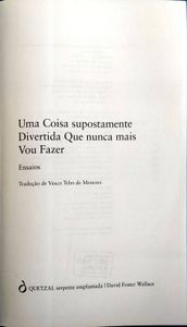 Uma Coisa supostamente Divertida Que nunca mais Vou Fazer