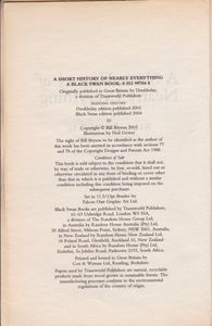 A Short History of Nearly Everything
