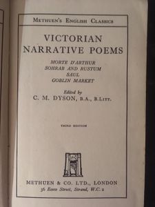 Victorian Narrative Poems