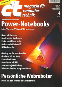 c't - Magazin Für Computertechnik 04/2010