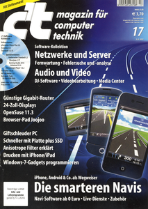 c't - Magazin Für Computertechnik 17/2010