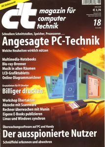 c't - Magazin Für Computertechnik 18/2010