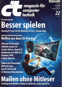 c't - Magazin Für Computertechnik 22/2013