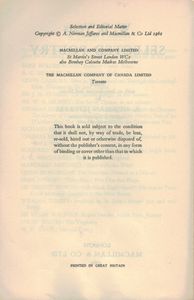 W. B. Yeats Selected Poetry
