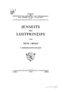 Jenseits des Lustprinzips