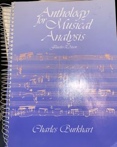 Anthology For Musical Analysis