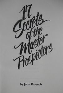 17 Secrets of the Master Prospectors
