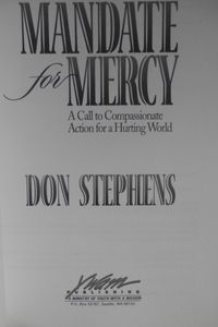 Mandate for Mercy
