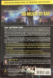 So Much To Say: Dave Matthews Band 20 Years On The Road