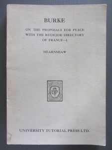 On the Proposals for Peace with the Regicide Directory of France - I