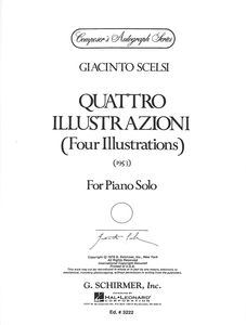 Quattro Illustrazioni (Four Illustrations) for Piano Solo