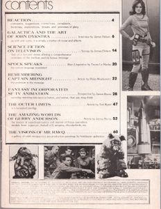 The Magazine Of Fantasy And Science Fiction In Cinema (December, 1978, Volume 1, #5)