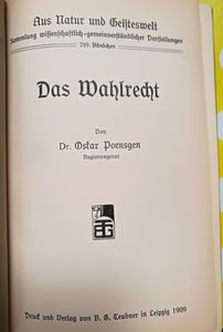 Das Wahlrecht