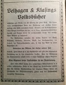 Velhagen & Klasings Volksbücher