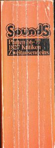 Sounds - Platten 66-77 - 1827 Kritiken