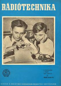 Rádiótechnika 1952/1