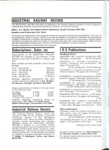 Industrial Railway Record 97