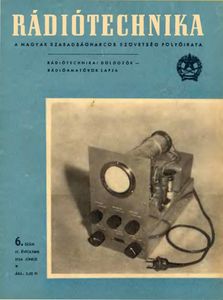 Rádiótechnika 1954/6