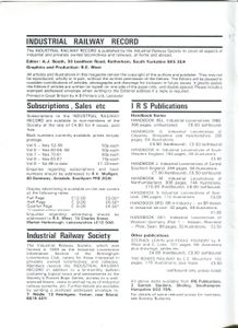 Industrial Railway Record 99