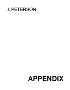 Appendix