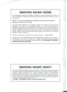 Industrial Railway Record 103