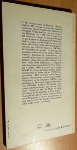 Silogismos De La Amargura