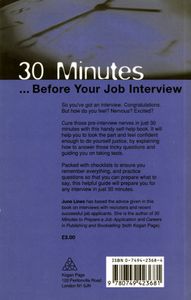 30 Minutes ... Before Your Job Interview