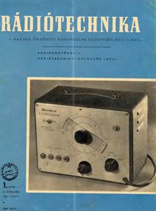 Rádiótechnika 1956/1