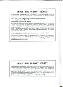Industrial Railway Record 107