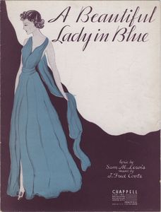 A Beautiful Lady in Blue