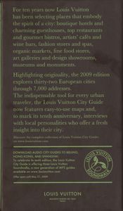 Louis Vuitton City Guide 2009: European Cities