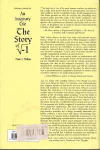 An Imaginary Tale: The Story of √-1