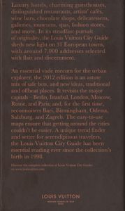 Louis Vuitton City Guide 2012: European Cities