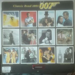 007 - Classsic Bond 2001 Calendar
