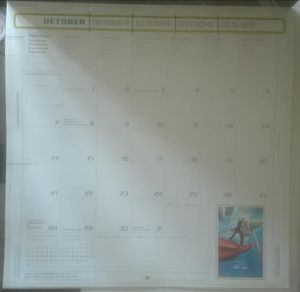 007 - Classsic Bond 2001 Calendar