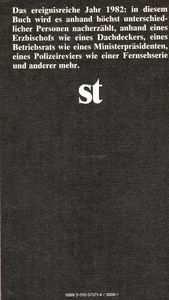 1982. Ein Jahresbericht