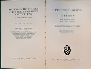 Sittengeschichte des Intimen