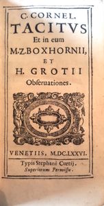 Et In Eum M. Z. Boxhornii Et H. Grotii Observationes